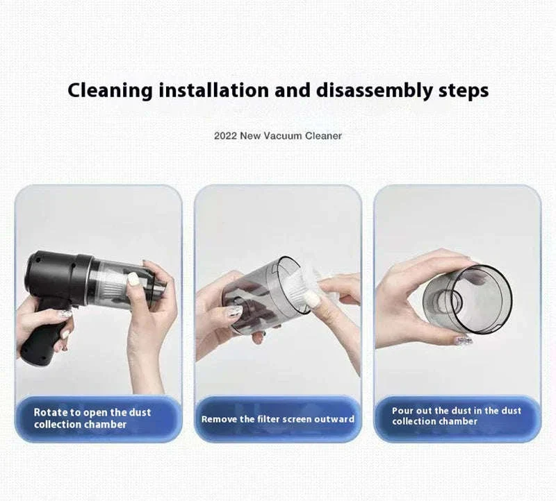Portable Car Vacuum Cleaner for Fast Car and Office Cleanups - Image 21
