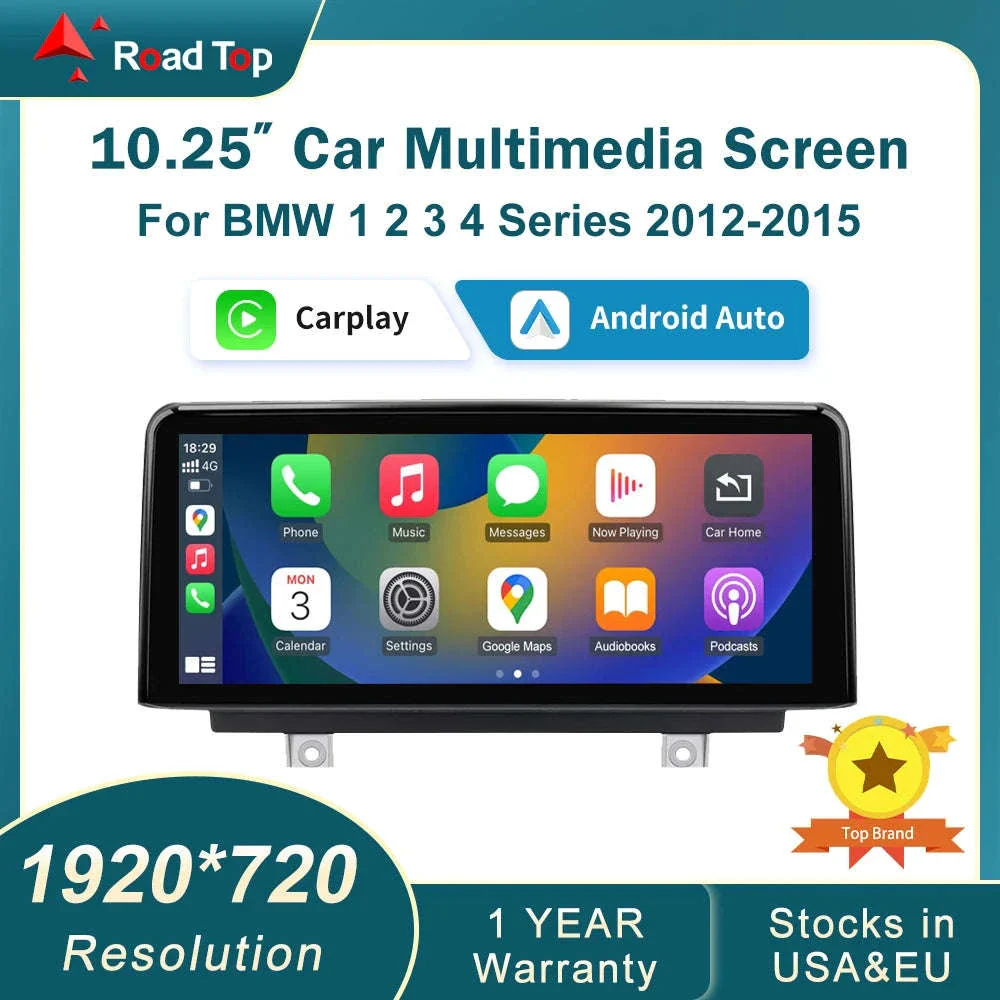 Wireless CarPlay Display for BMW 1, 2, 3 and 4 Series
