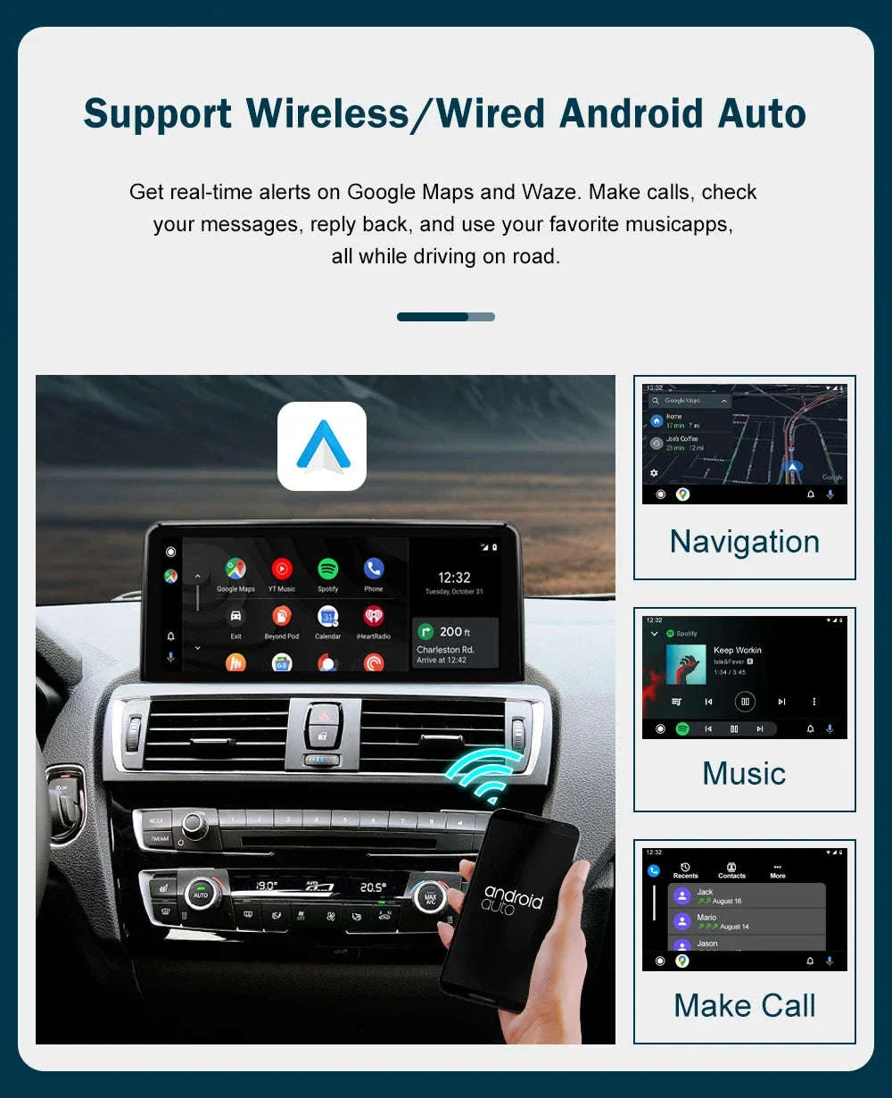 Wireless CarPlay Display for BMW 1, 2, 3 and 4 Series - Image 17