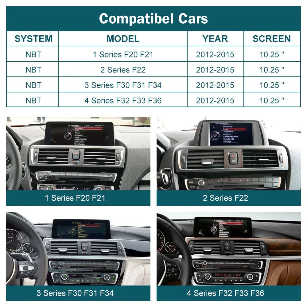 Wireless CarPlay Display for BMW 1, 2, 3 and 4 Series - Image 2