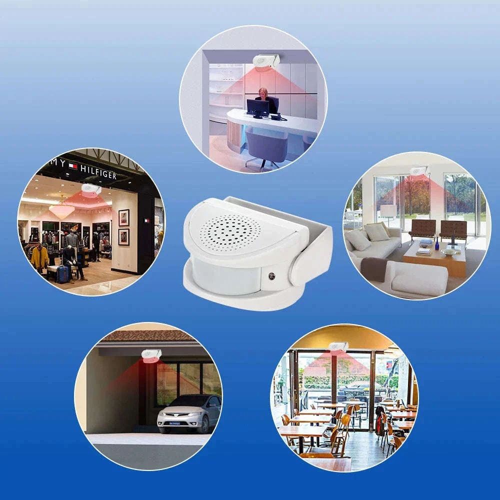 Wireless Door Chime with PIR Motion Sensor for Entry Alerts - Image 7