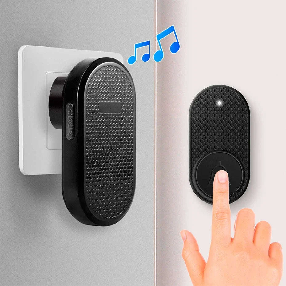 Wireless Doorbell with 33 Chimes, 4 Volume Levels, 150m Range - Image 11