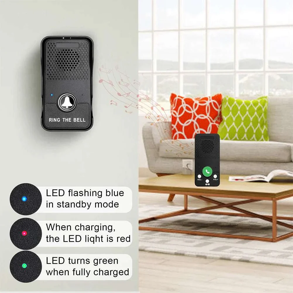 Wireless Intercom Doorbell with 2-Way Audio and 500m Range - Image 2
