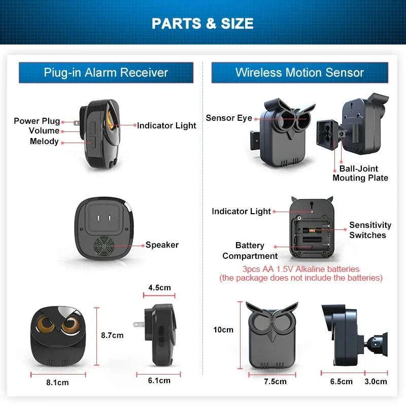HTZSAFE Wireless Driveway Alarm with Long-Range Weatherproof Protection - Image 5