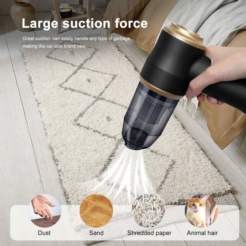 Wireless Handheld Vacuum Cleaner for Car, Carpet & Home Cleaning - Image 11