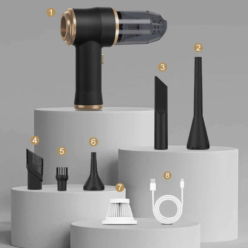 Wireless Handheld Vacuum Cleaner for Car, Carpet & Home Cleaning - Image 3