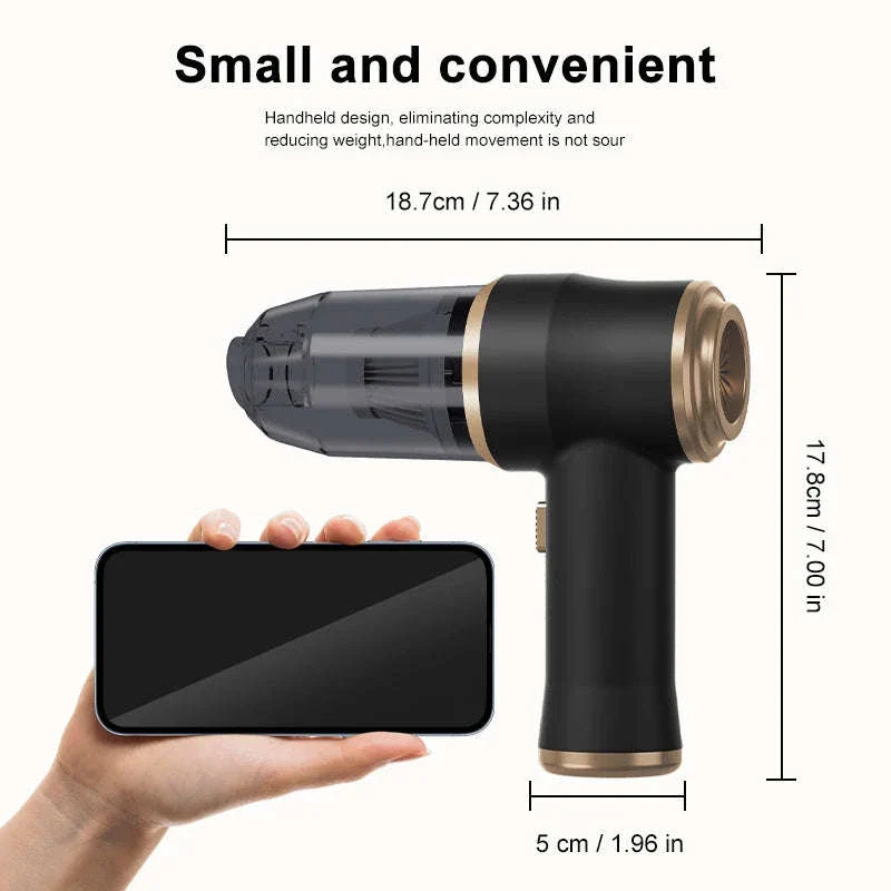 Wireless Handheld Vacuum Cleaner for Car, Carpet & Home Cleaning - Image 4
