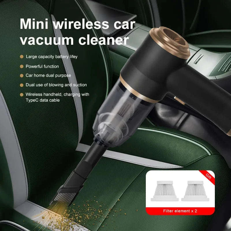 Wireless Handheld Vacuum Cleaner for Car, Carpet & Home Cleaning - Image 8