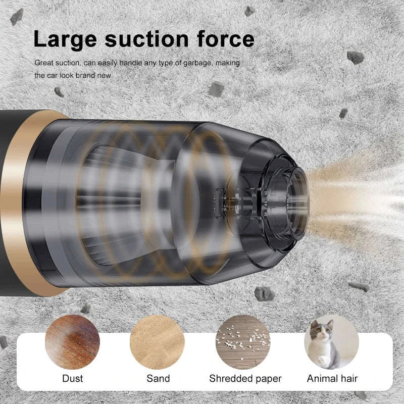 Wireless Handheld Vacuum Cleaner for Car, Carpet & Home Cleaning - Image 9