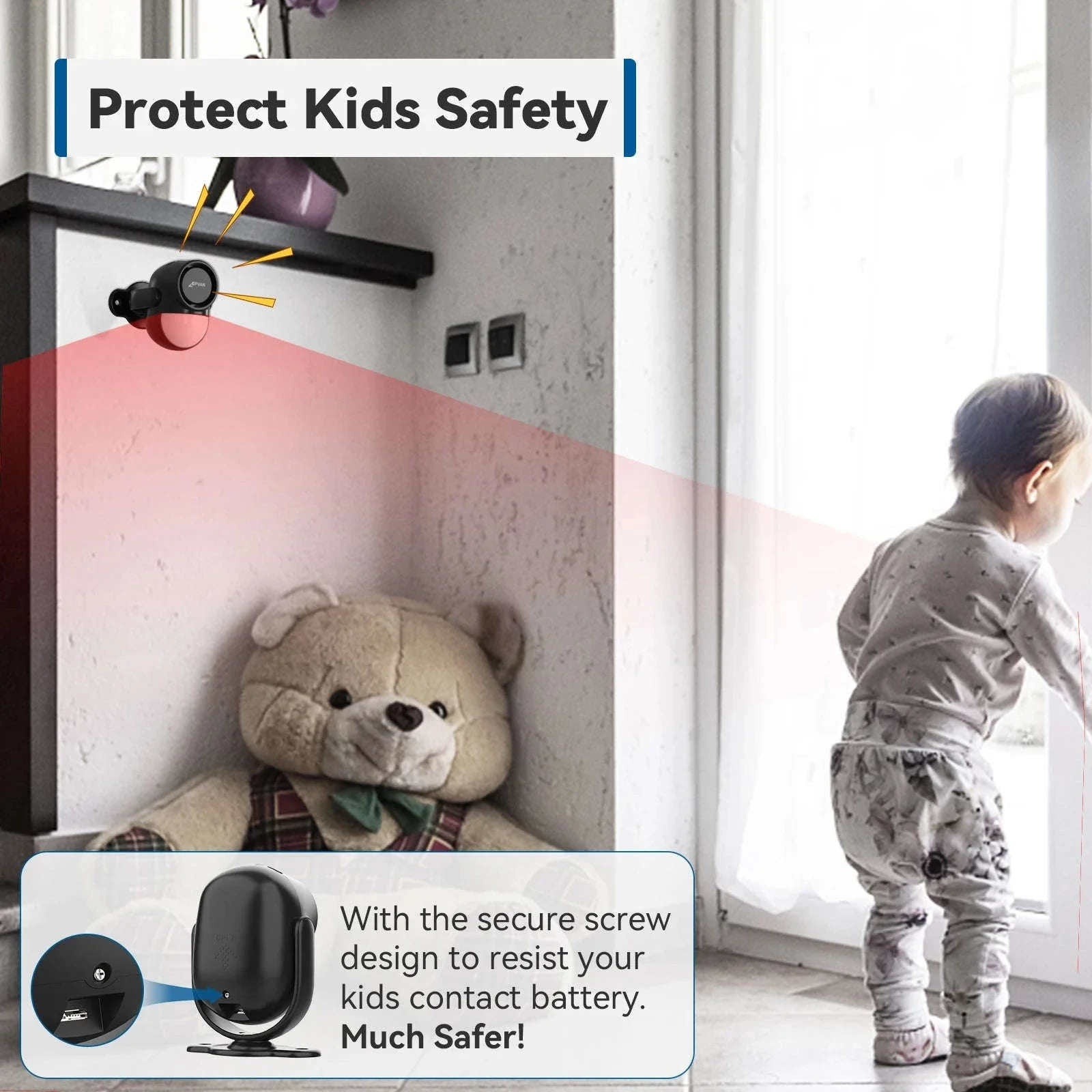 CPVAN Wireless Motion Sensor Alarm with 125dB Siren - Image 16