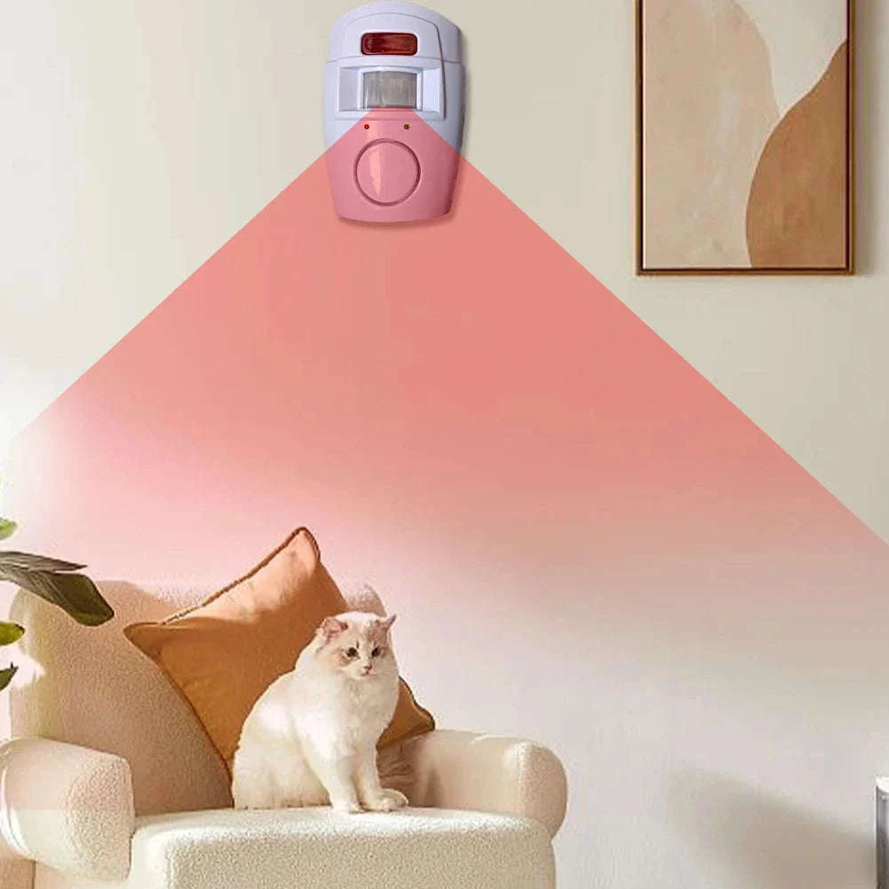 Wireless Motion Sensor Alarm with PIR Detector & 2 Remote Controls - Image 10