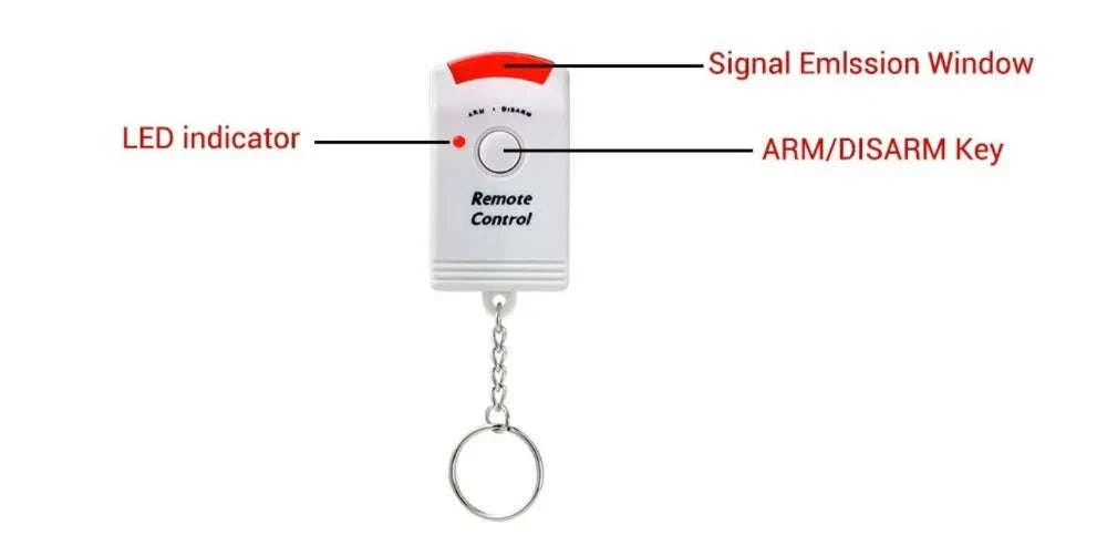 Wireless Motion Sensor Alarm with Dual Remotes and 105dB Siren - Image 10