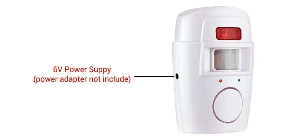 Wireless Motion Sensor Alarm with Dual Remotes and 105dB Siren - Image 11