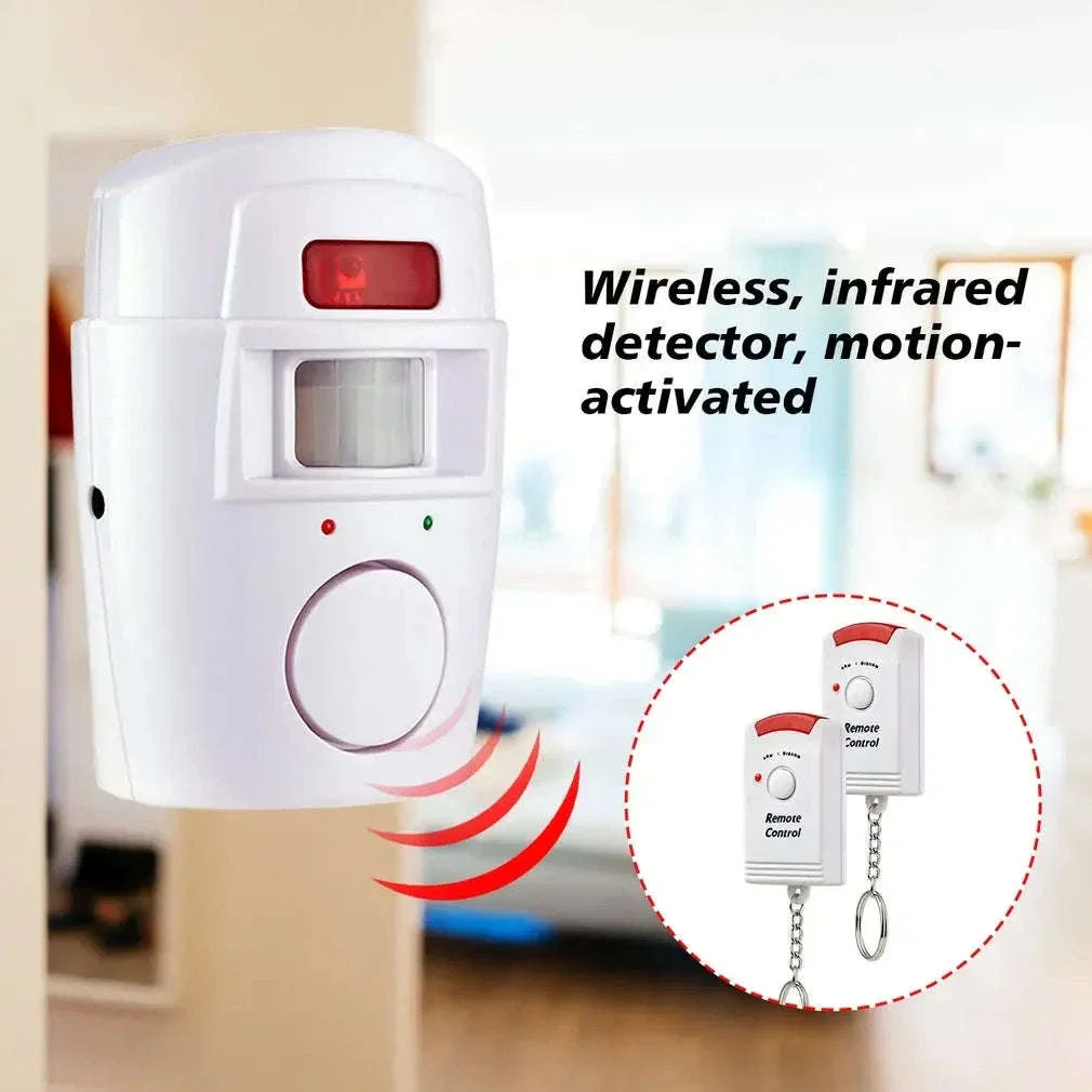 Wireless Motion Sensor Alarm with Dual Remotes and 105dB Siren - Image 3