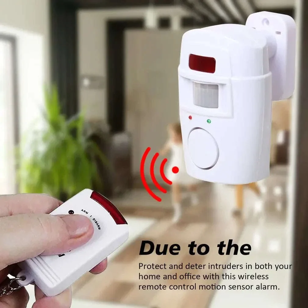 Wireless Motion Sensor Alarm with Dual Remotes and 105dB Siren - Image 4