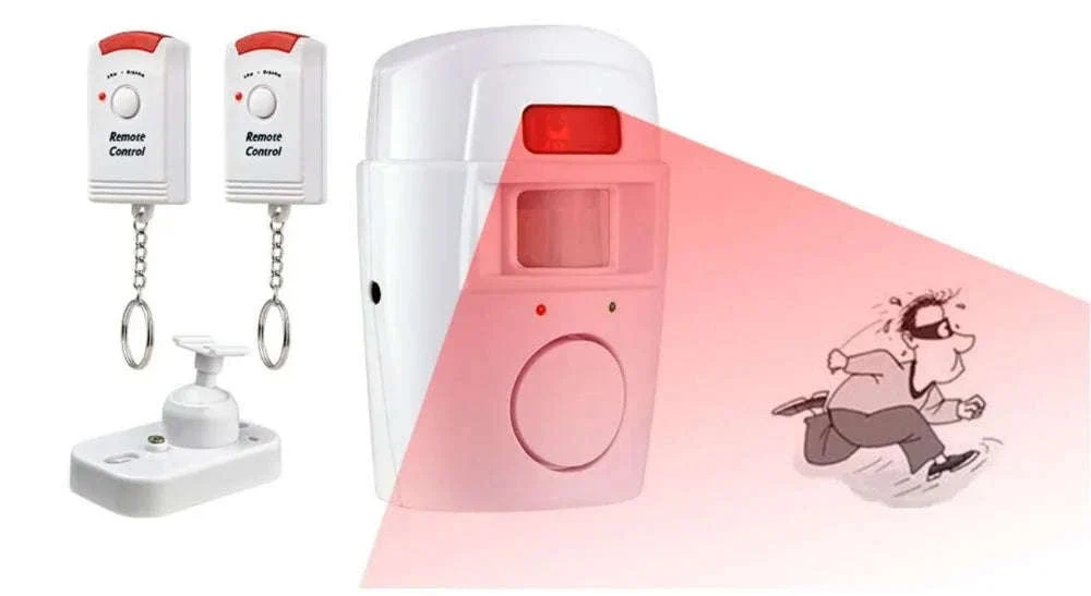 Wireless Motion Sensor Alarm with Dual Remotes and 105dB Siren - Image 8