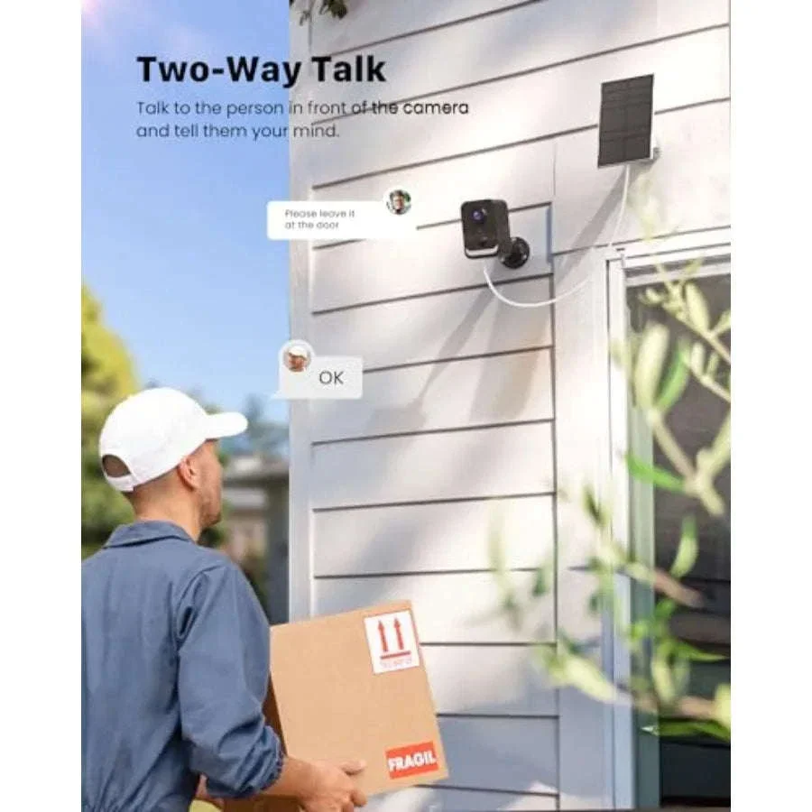 Wireless Outdoor Security Cameras for Solar-Powered Home Surveillance - Image 5