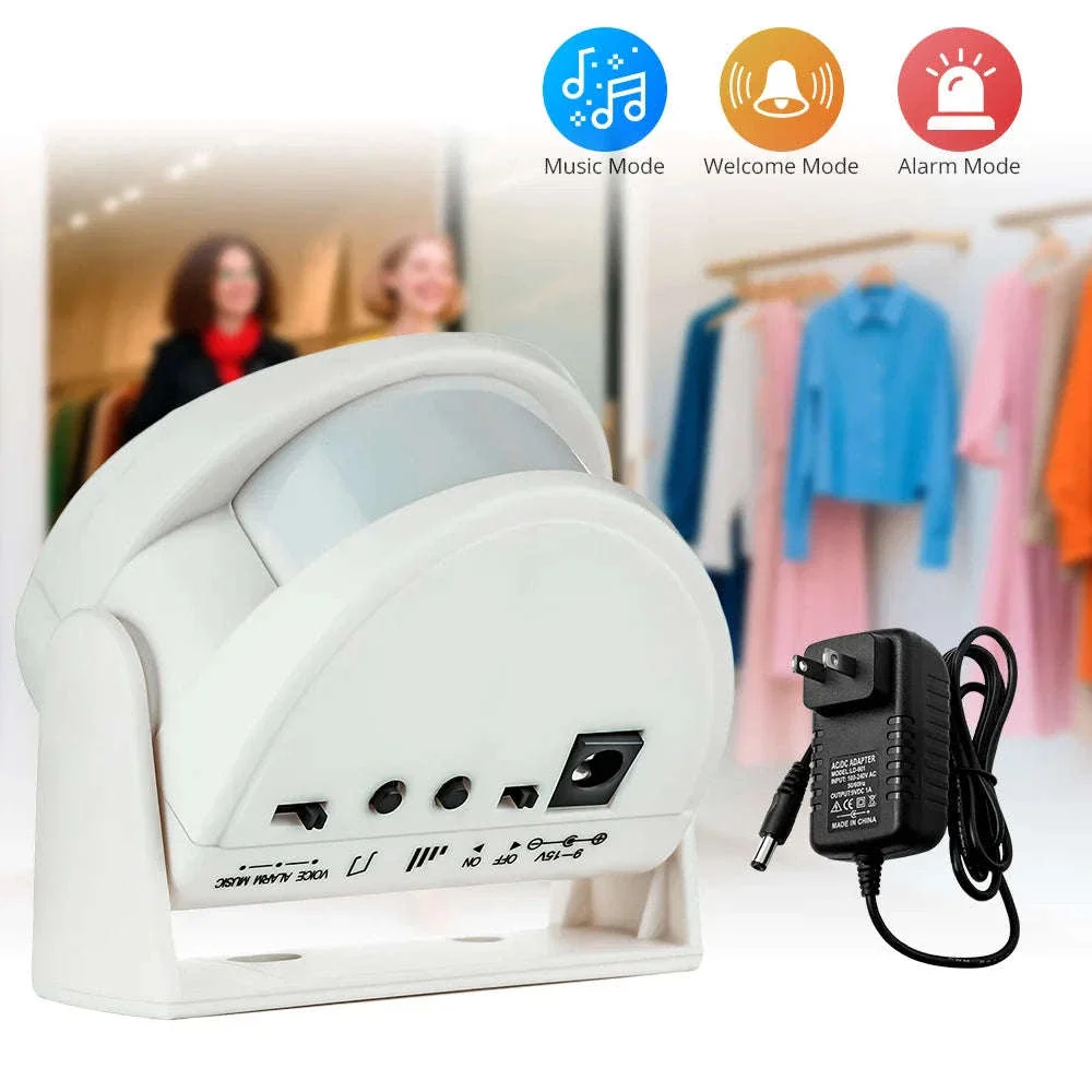 PIR Motion Sensor Doorbell Chime Alarm with 32 Sounds - Image 6