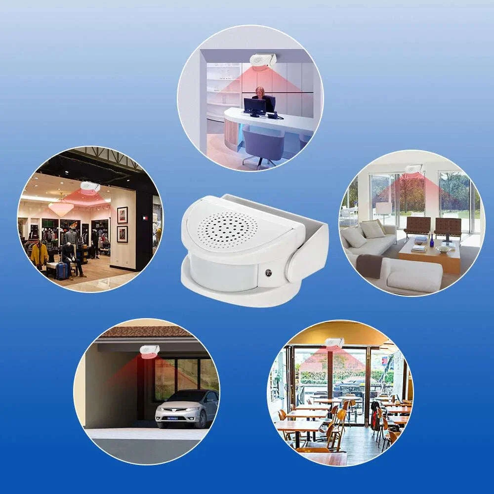 PIR Motion Sensor Doorbell Chime Alarm with 32 Sounds - Image 7
