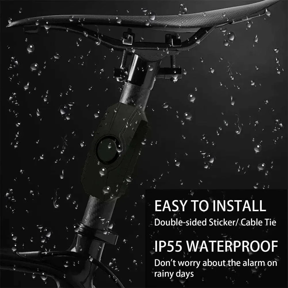 Wireless Vibration Bicycle Alarm with Remote and USB Charging - Image 11