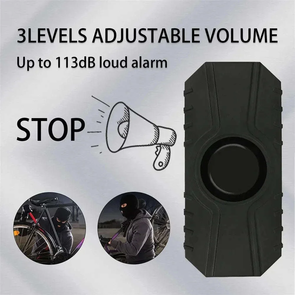 Wireless Vibration Bicycle Alarm with Remote and USB Charging - Image 4