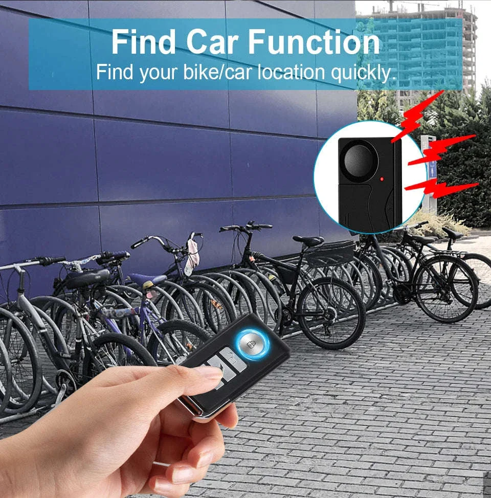 Wireless Vibration Bike Alarm with Remote Control - Image 15