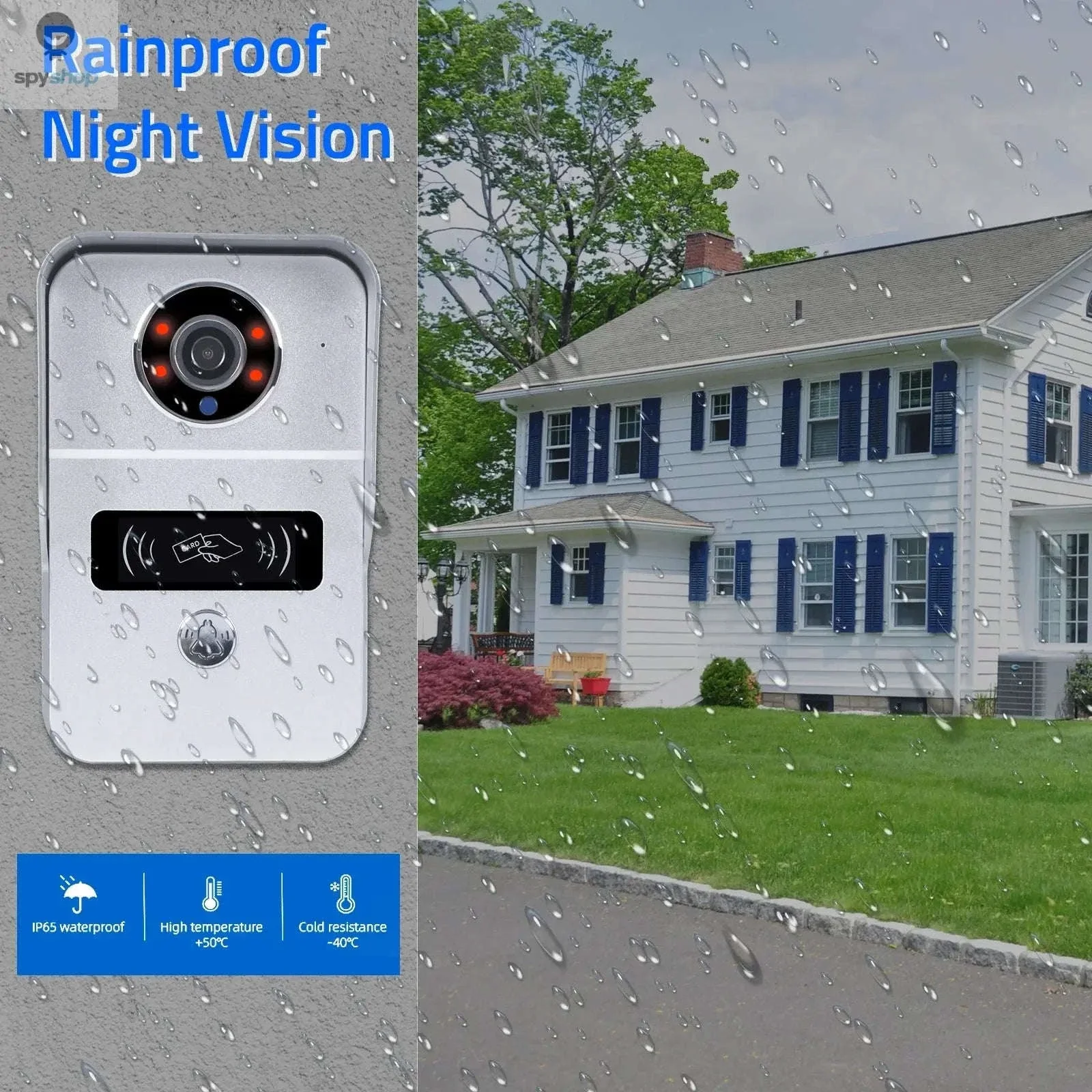 Wireless WiFi Video Doorbell System with 1080P HD Monitoring - Image 5