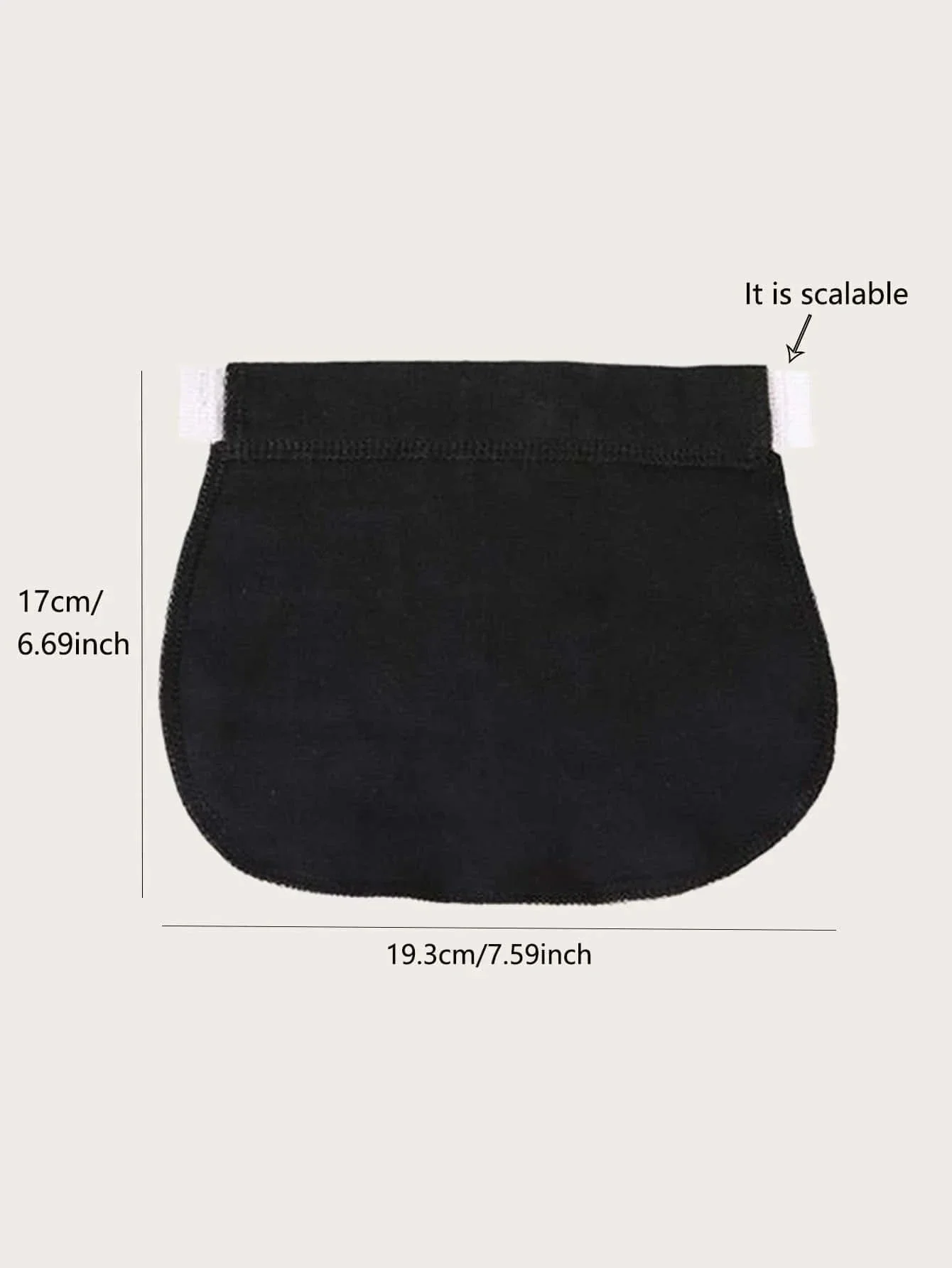 Adjustable Elastic Maternity Waistband Belt for Growing Bump - Image 11