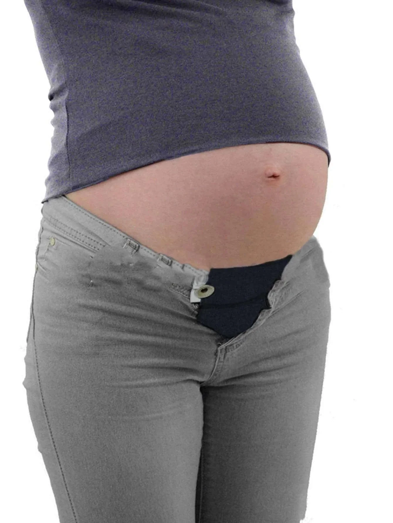 Adjustable Elastic Maternity Waistband Belt for Growing Bump - Image 12