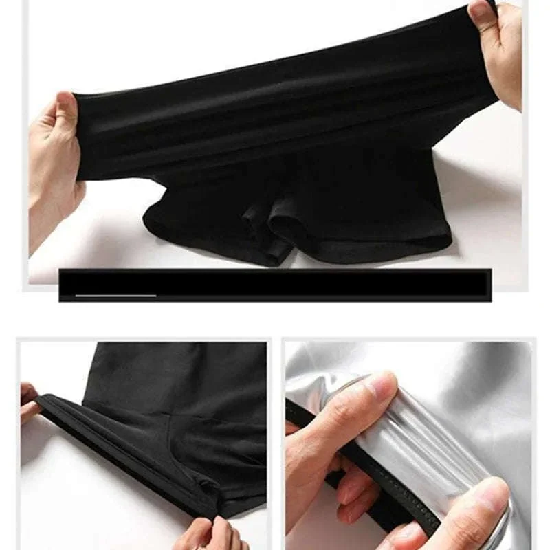 Women Sauna Sweat Pants with Thermo Slimming Support - Image 4