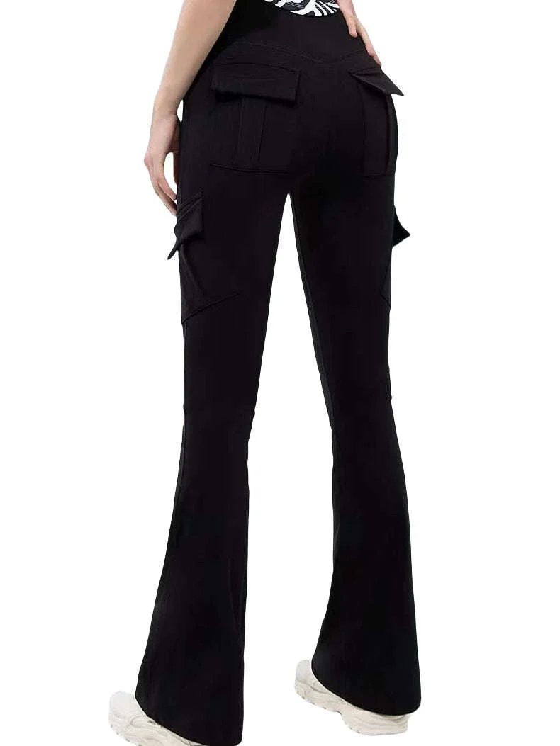 Naked Feeling Wide Leg Yoga Leggings with Pockets - Image 13