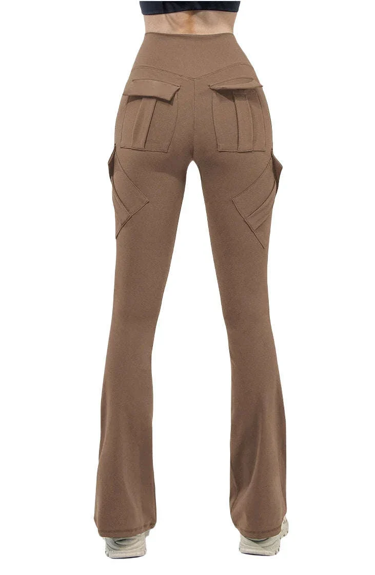 Naked Feeling Wide Leg Yoga Leggings with Pockets - Image 17