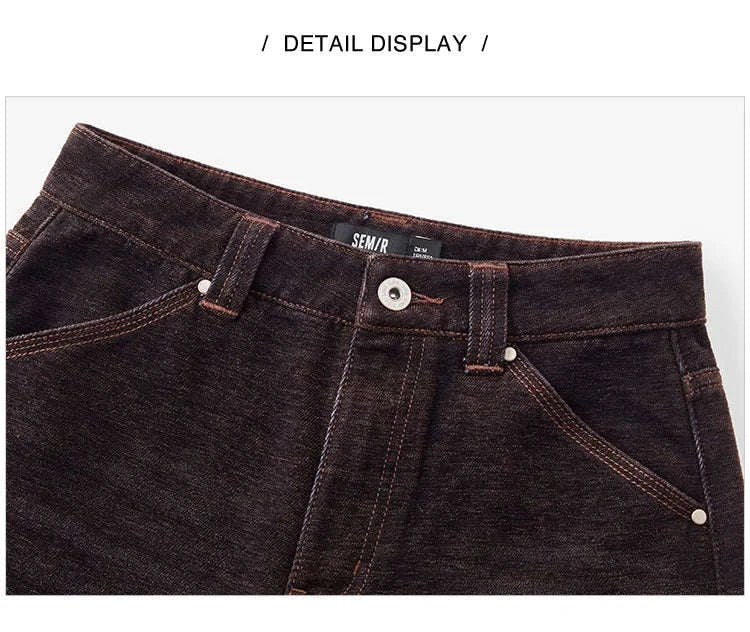 Women’s Fleece-Lined Wide Leg Jeans – Warm Loose Fit Winter Pants - Image 15