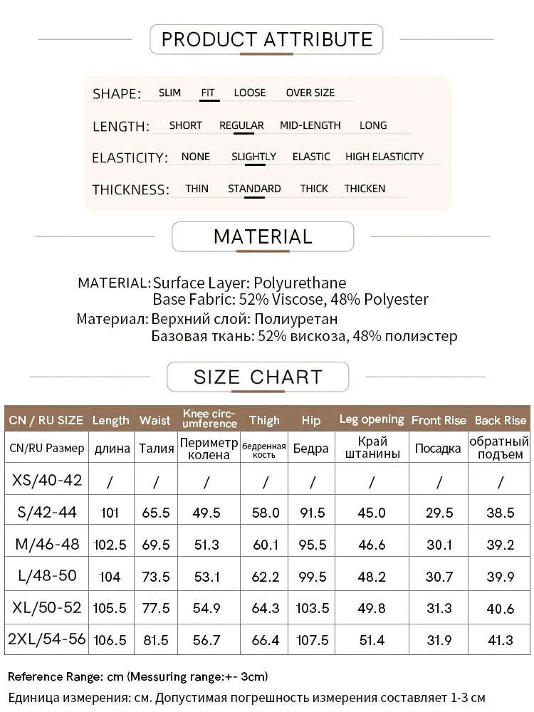 Women's Loose PU Leather Straight Leg Pants with Side Slit Floor Length - Image 10