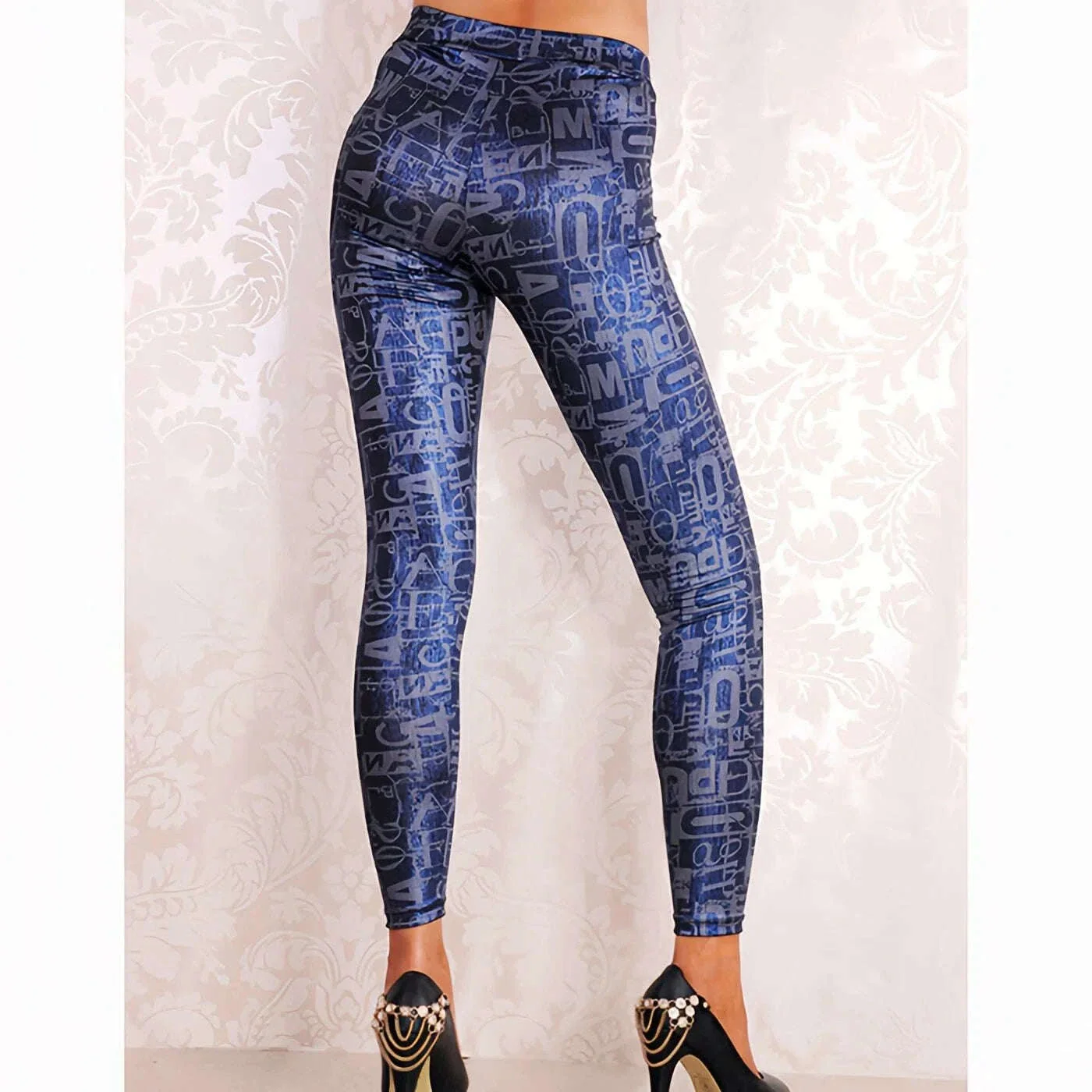 Women's Mid Waisted Casual Leggings for Work, Lounge, Every Day - Image 11