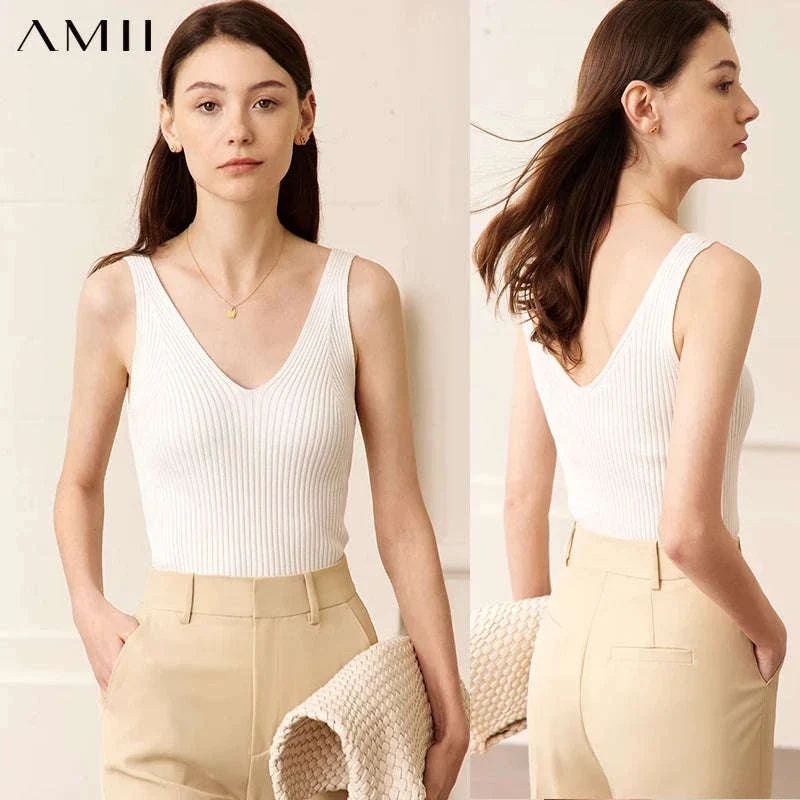 Women’s Slim Fit V-Neck Camisole Top for Office and Summer Wear - Image 2