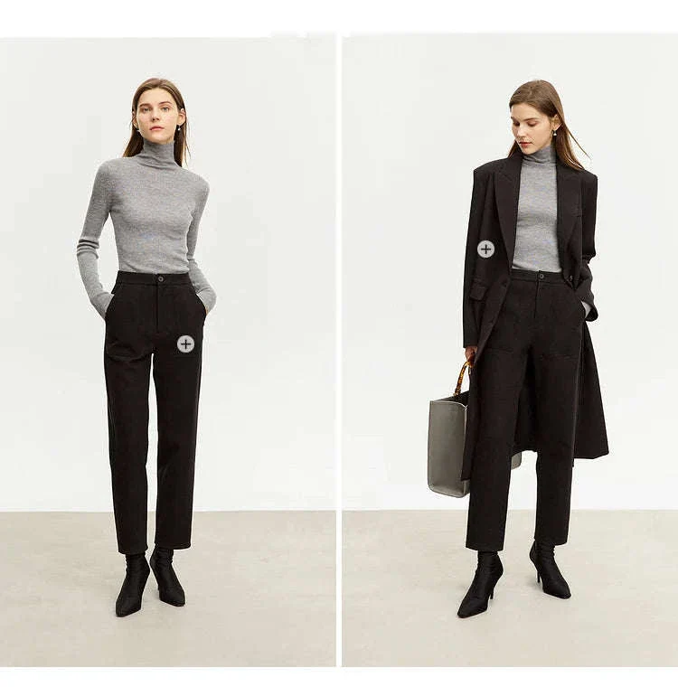 Women’s Slim Fit Wool Turtleneck Sweater – Soft Stretch Winter Pullover - Image 21