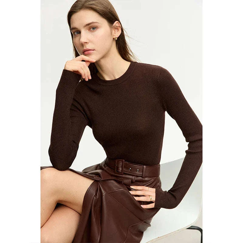 Women’s Slim Fit Wool Turtleneck Sweater – Soft Stretch Winter Pullover - Image 59