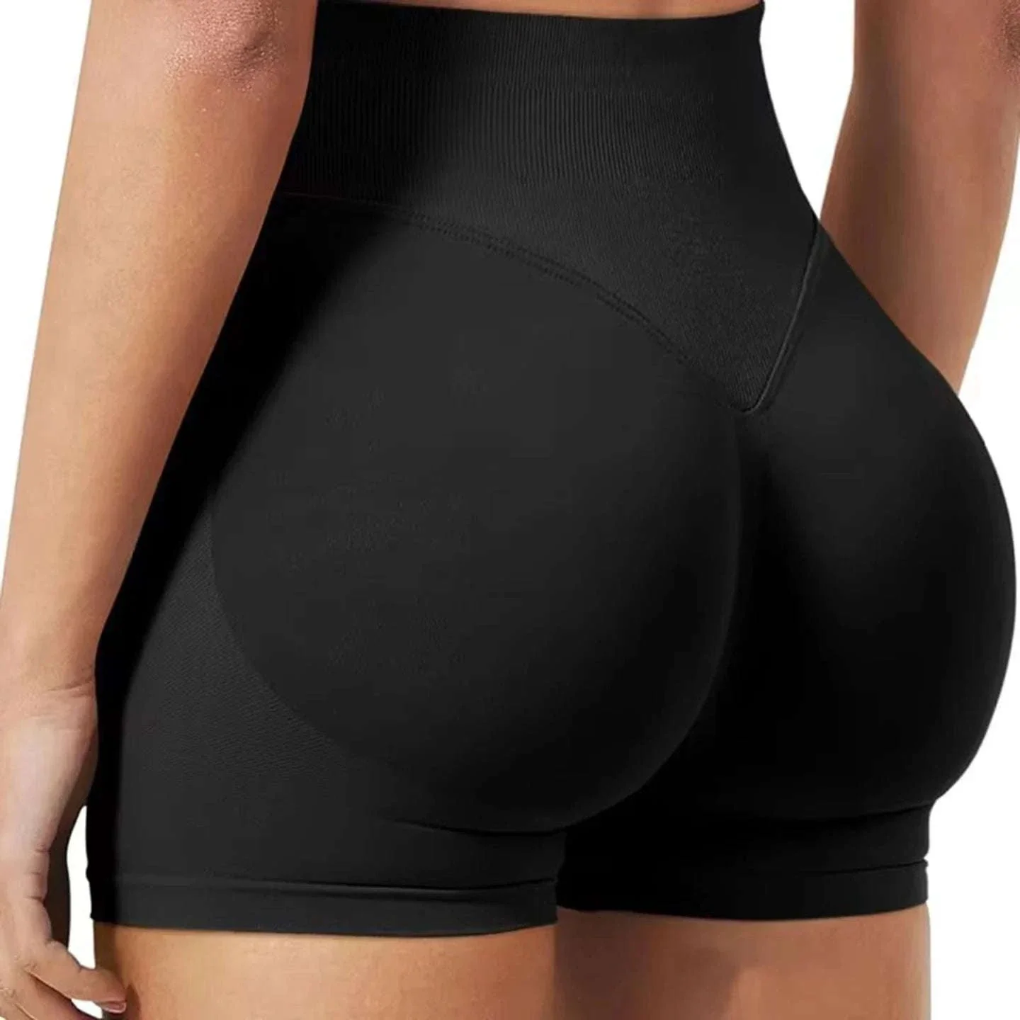 Women’s Seamless Low Waist Gym Shorts for Summer Workouts - Image 2