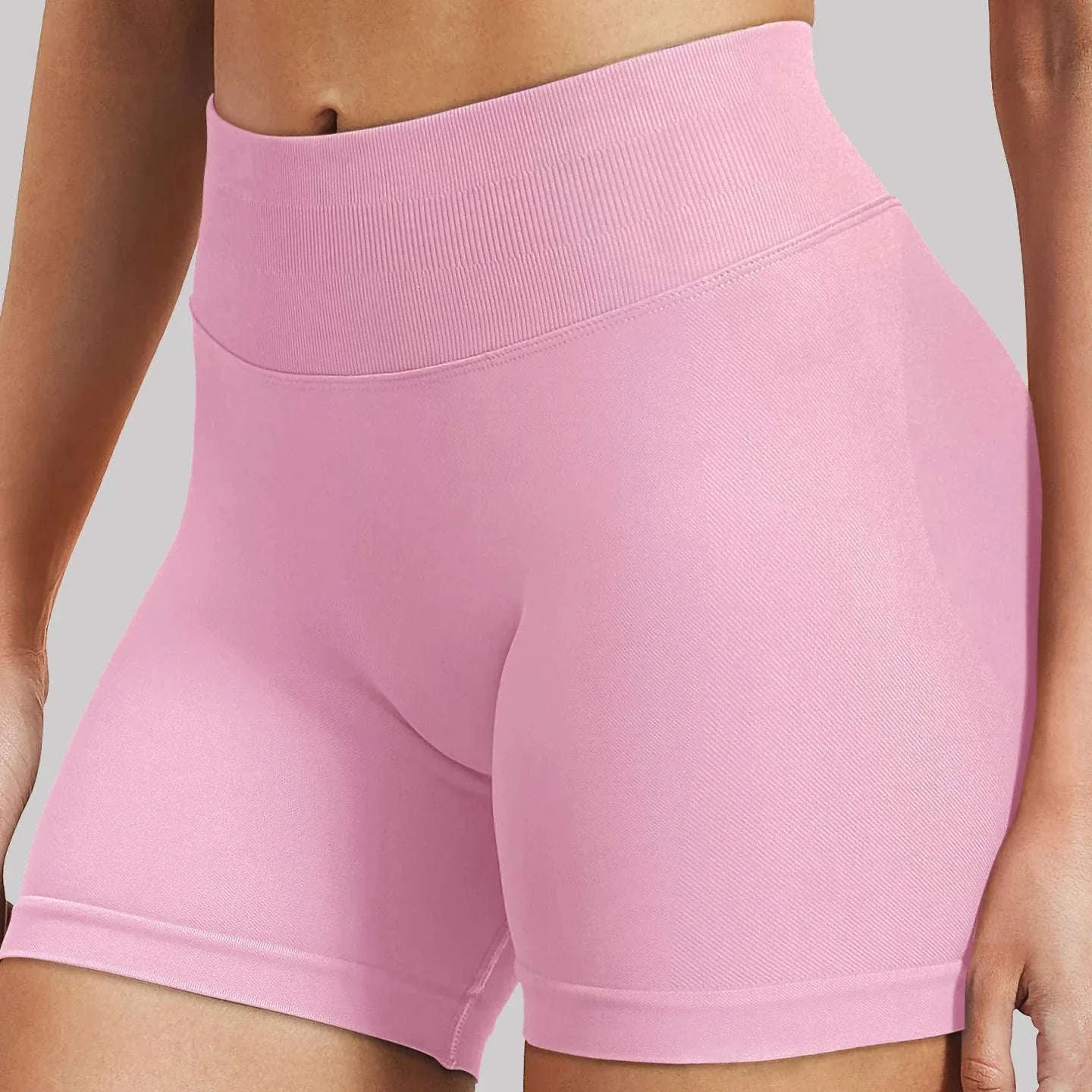 Women’s Seamless Low Waist Gym Shorts for Summer Workouts - Image 3