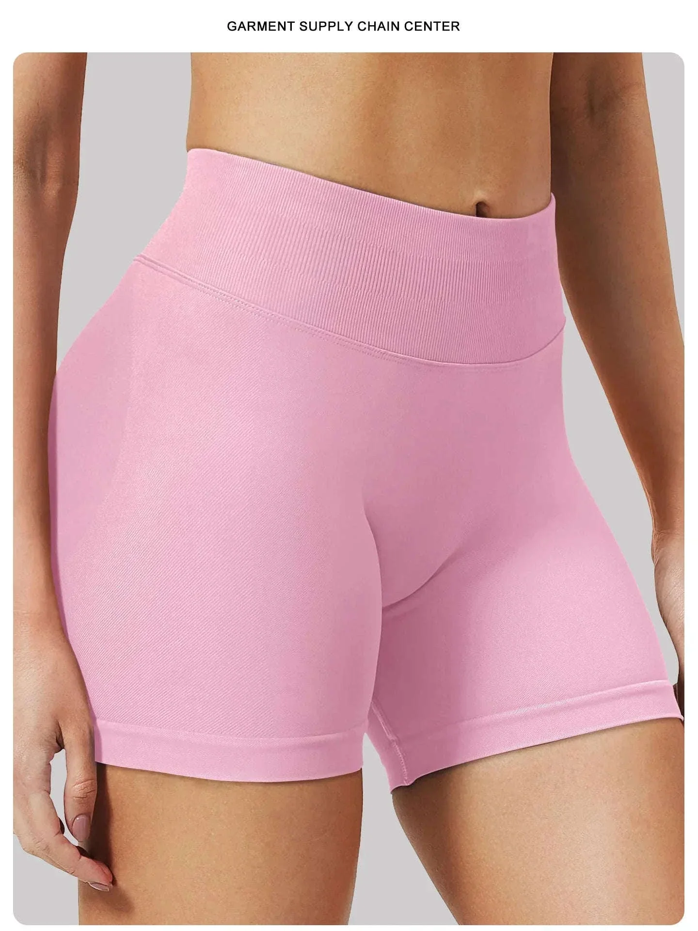 Women’s Seamless Low Waist Gym Shorts for Summer Workouts - Image 8