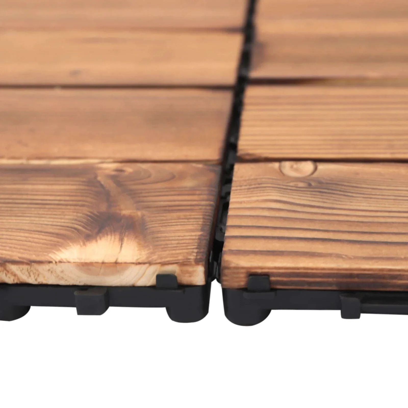 36-Piece Wooden Interlocking Outdoor Flooring Tiles Set - Image 20