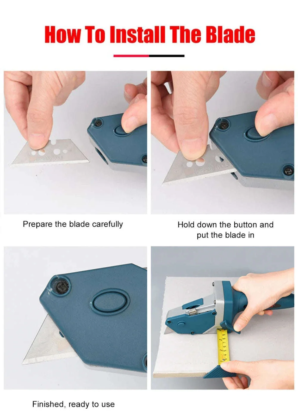 Woodworking Gypsum Board Cutting Tool with Built-In Tape Measure - Image 13