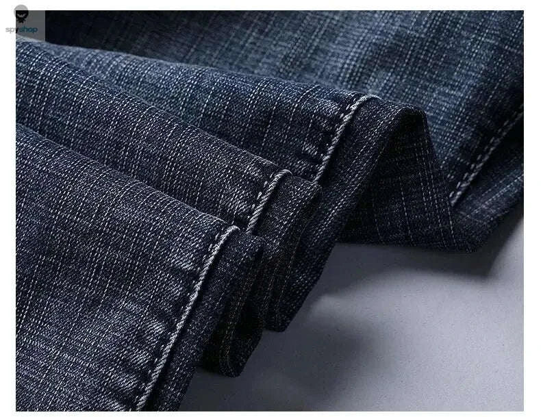 Men's Stretch Denim Jeans, Slim Straight Mid-Rise Fit - Image 20