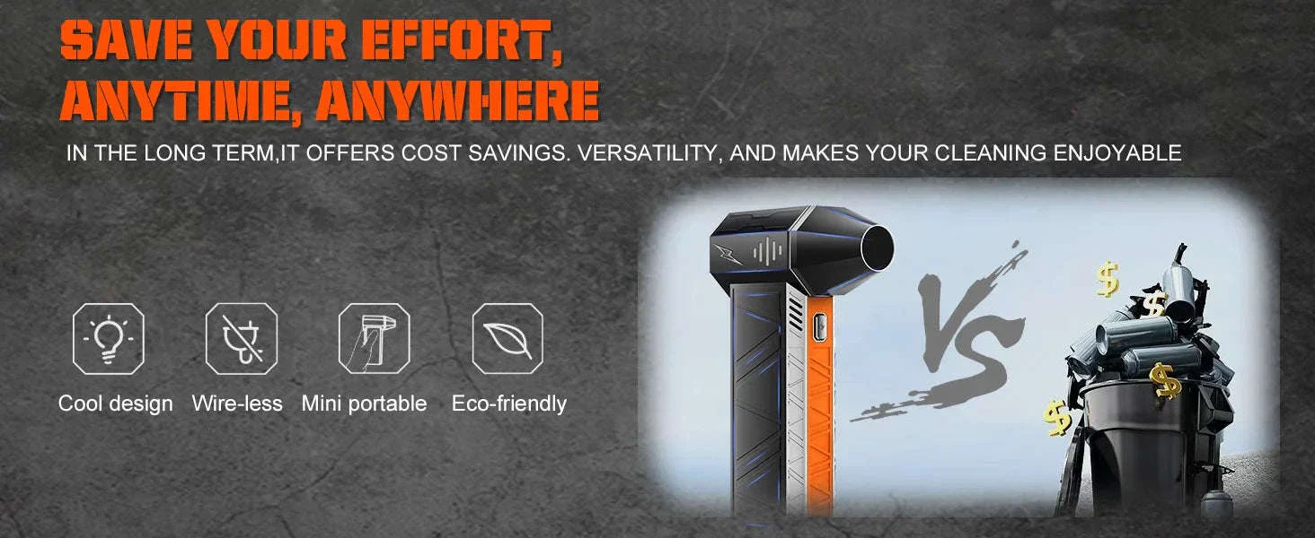X3Pro Handheld Mini Turbo Jet Fan for Fast Dust Removal - Image 11