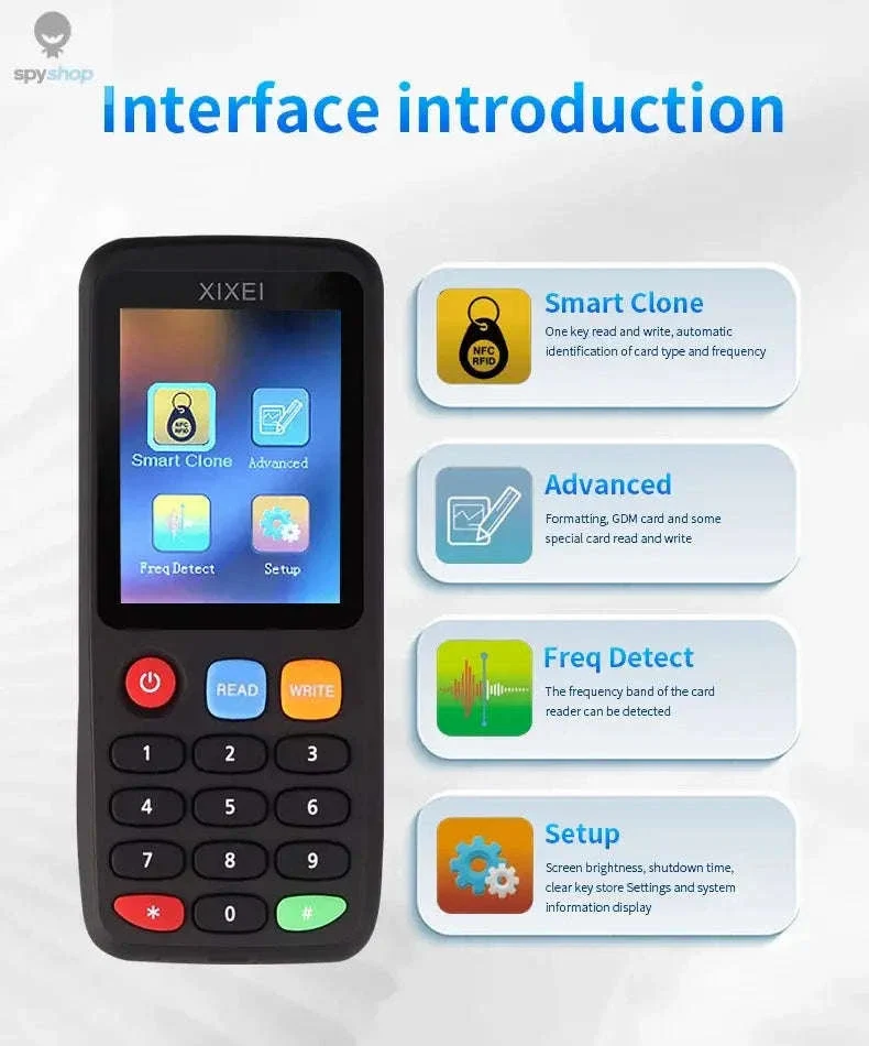 X7 Smart RFID Card Reader for RFID and NFC Card Programming - Image 14