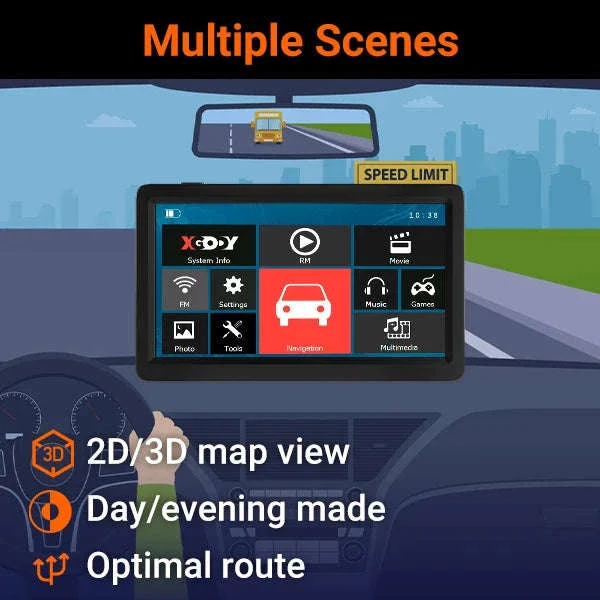 9 Inch Truck GPS Navigation with UK & Europe Maps - Image 15