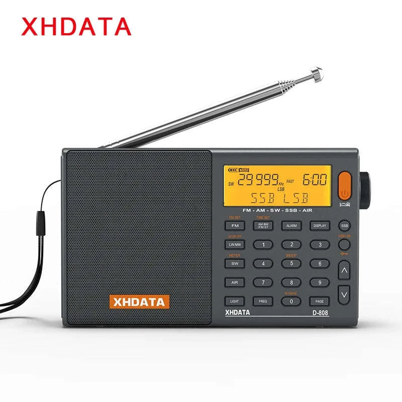 XHDATA D-808 Multiband Portable Radio with SSB, AIR & DSP Tuning - Image 13
