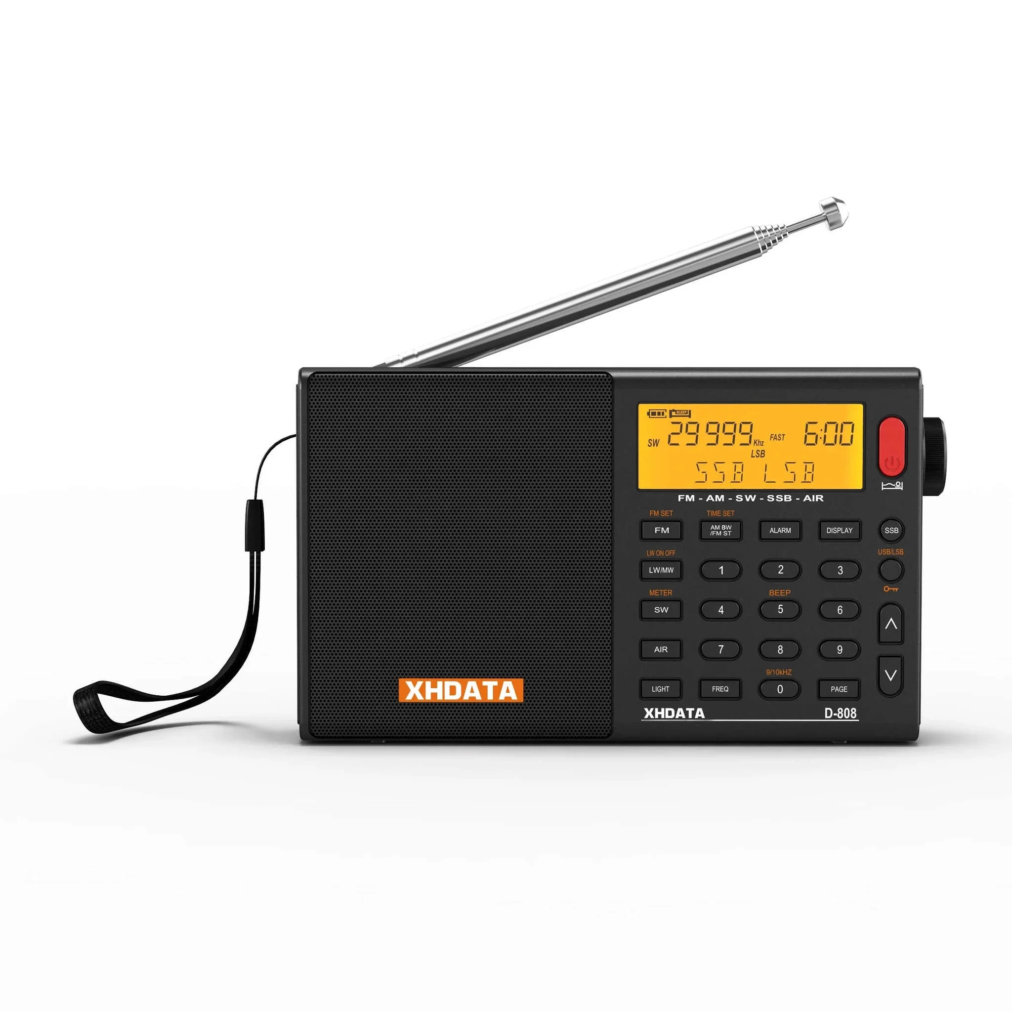 XHDATA D-808 Multiband Portable Radio with SSB, AIR & DSP Tuning - Image 14