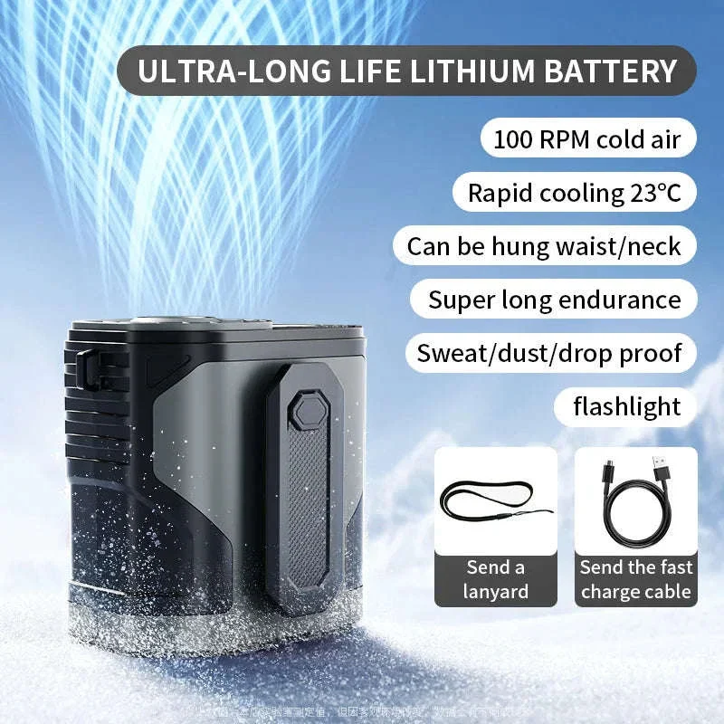 Xiaomi 2025 Portable Waist-Hanging Fan for Hands-Free Cooling - Image 28
